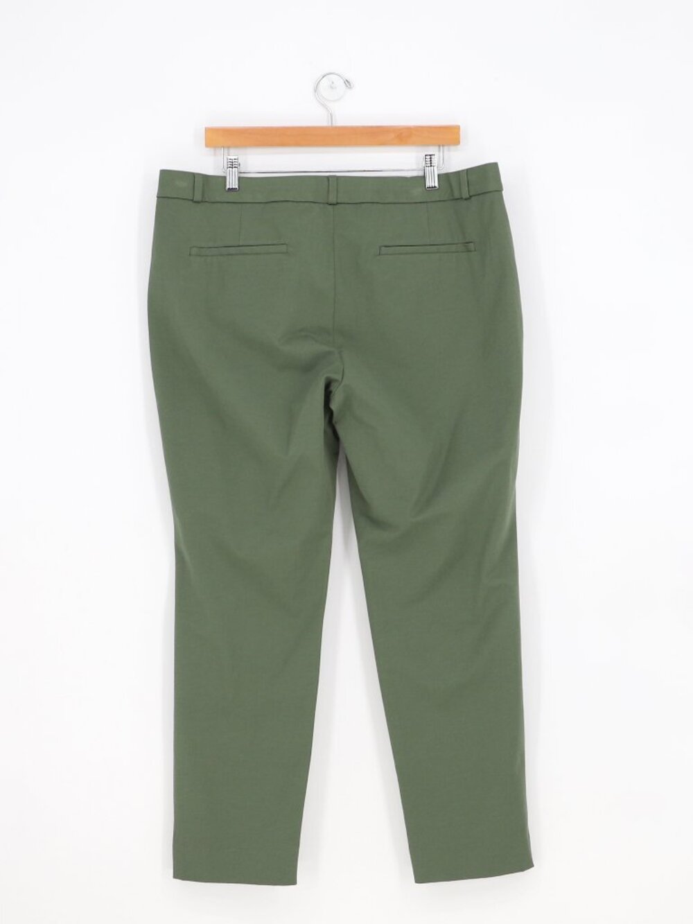 BANANA REPUBLIC Sloan Slim Pants in Olive Green Size 16 - Picture 2 of 8